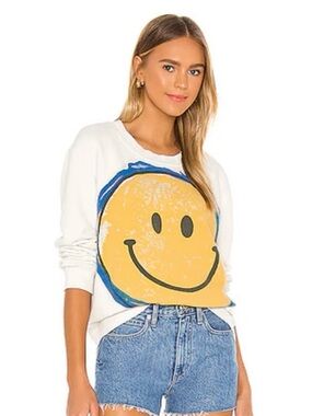Raquel Allegra Smiley Face Sweatshirt